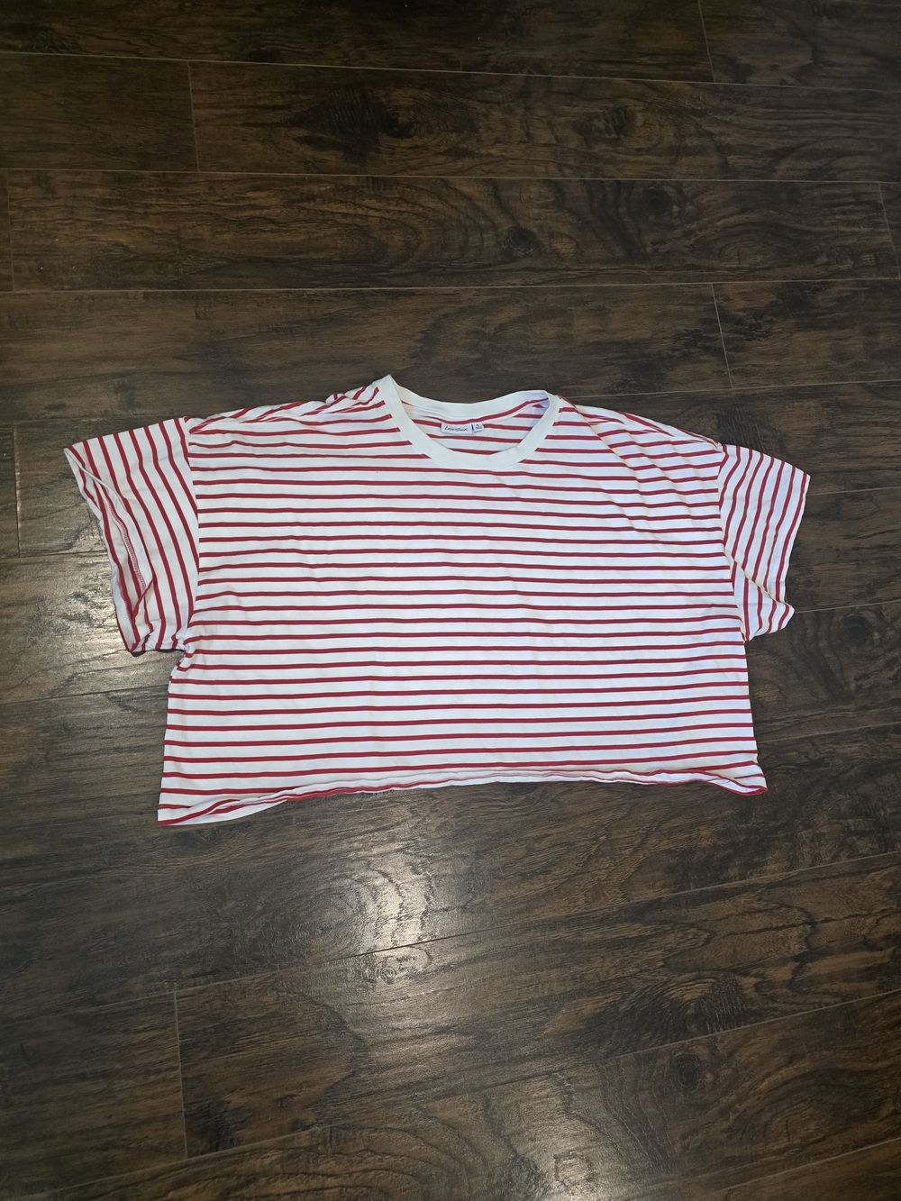 Torrid | LoveSick Babydoll Striped Crop Tee 4X